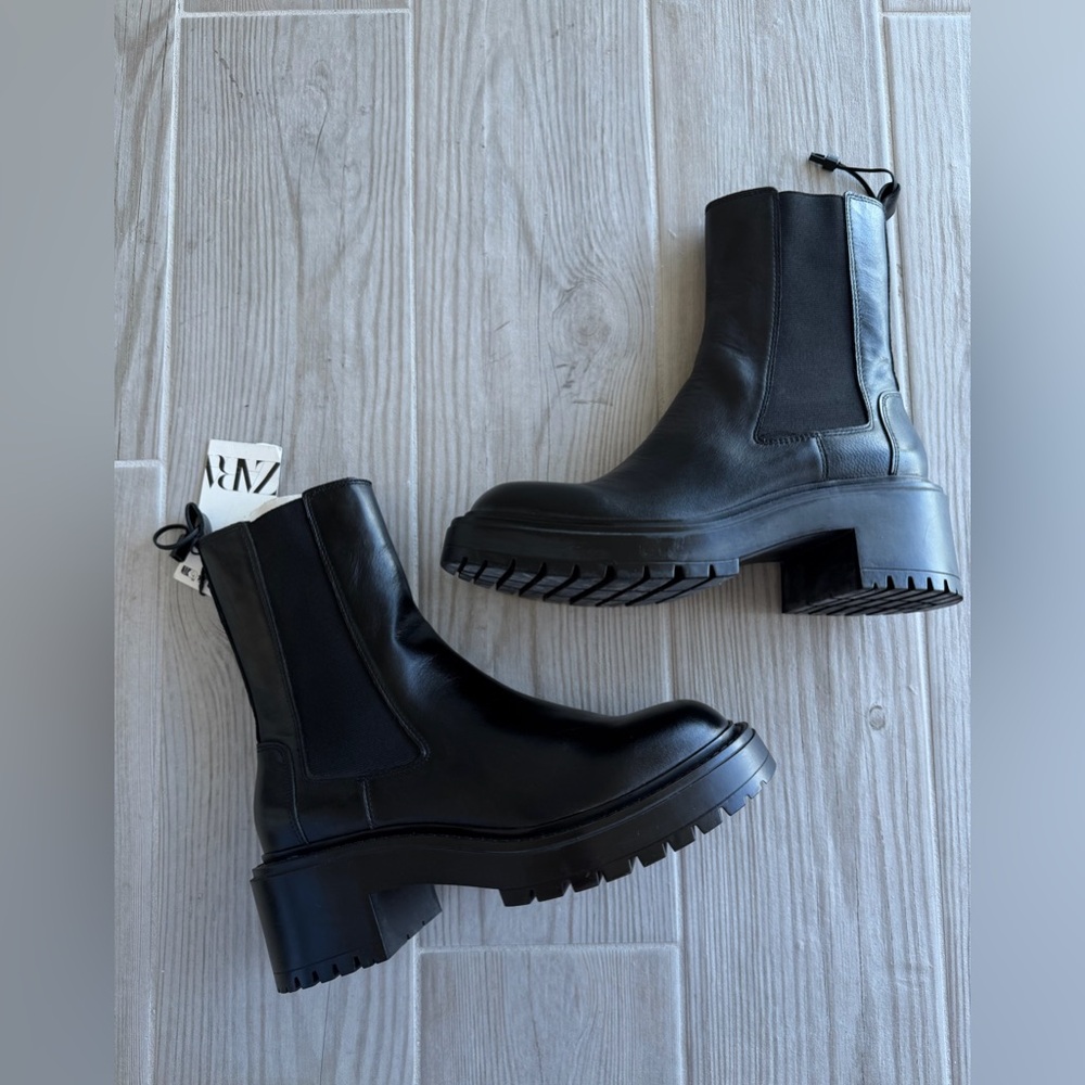 Zara Black Ankle Boots